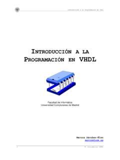 INTRODUCCIÓN A LA PROGRAMACIÓN EN VHDL introducci 211 n a la