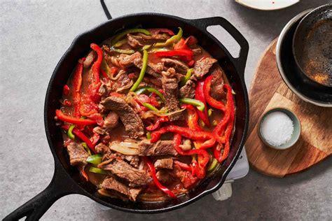 Skillet Pepper Steak And Rice Recipe