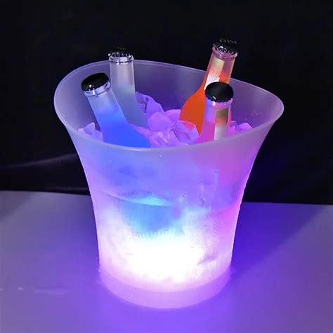 Buy 35l5l Led Ice Bucket Color Changing Bars