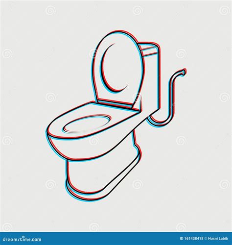 Open Toilet Lid Cause Dispersal Of Germ As A Result Of Flushing Cartoon Vector | CartoonDealer ...