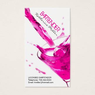 Bartender Business Cards & Templates | Zazzle