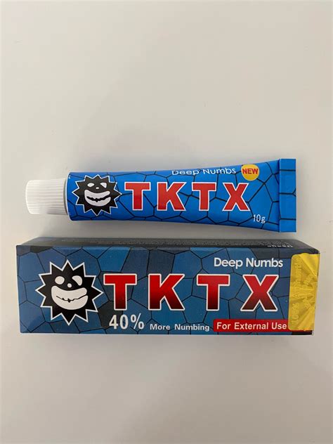 Tktx Tattoo Numb Numbing Cream G Etsy