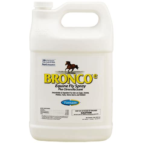 Farnam Bronco E Equine Fly Spray Refill Plus Citronella Scent 1