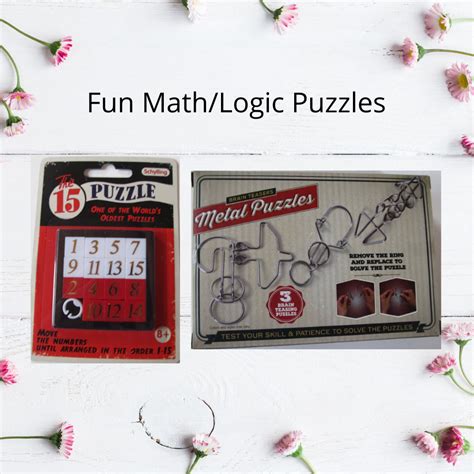 Math Logic Puzzles | Peppermint Stick Learning Company