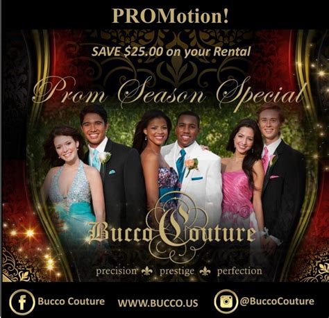 Prom Early Bird Special Bucco Couture Custom Clothing Of