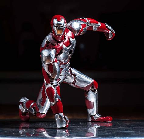 Iron Man Metal Sculpture Avengers Tony Start Mark42 Stainless Etsy