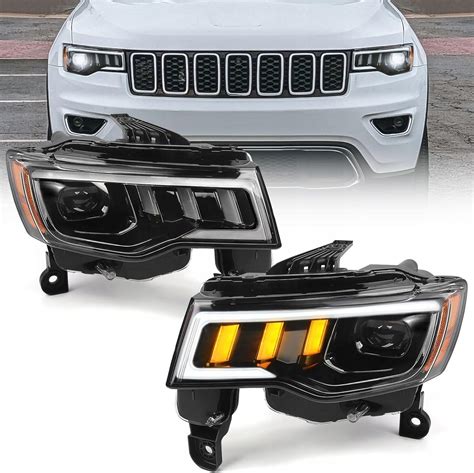 JEEP GRAND CHEROKEE WK2 2017 2021 LAMPA LEWA PRAWA LED NOWE TUNING