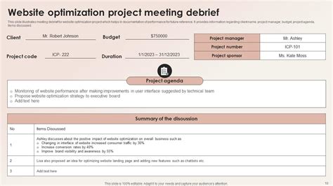 Project Debrief Powerpoint Ppt Template Bundles Ppt Template