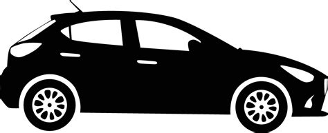 Hatchback Sedan Car Silhouette Illustration 44186626 Vector Art At Vecteezy