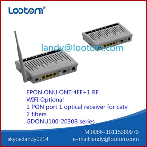 FTTH EPON ONU ONT 4FE 1RF WIFI CATV Single Fiber Id 10396748 Buy