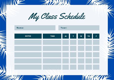 📚horarios De Clase Para Imprimir Técnicas Para Docentes