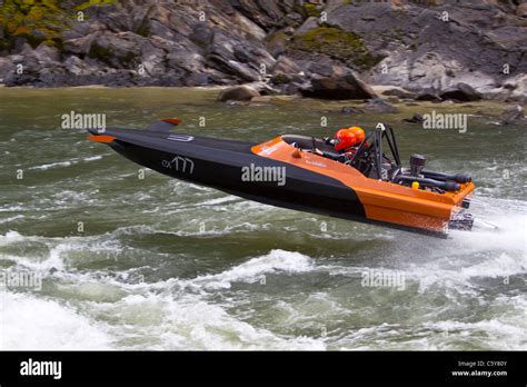 Salmon River Jet Boat Race Riggins Idaho Stock Photo Royalty Free