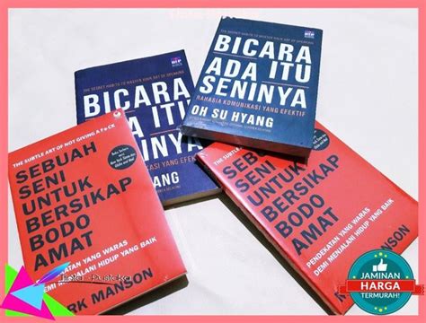 Jual Paket Hemat Buku Sebuah Seni Untuk Bersikap Bodo Amat Bicara