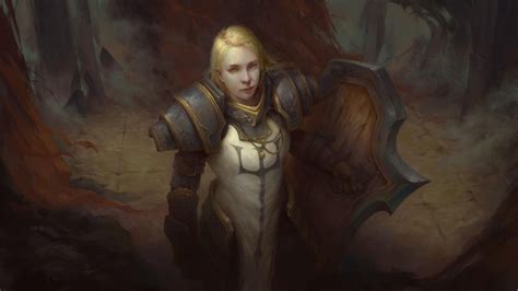 Diablo Female Crusader Art