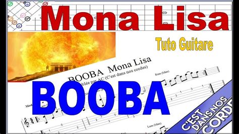 Booba Mona Lisa 2 façons de le jouer Tuto Guitare Tabs YouTube