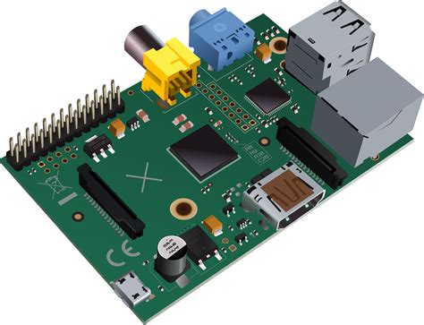 Clipart Raspberry Pi Type B No Logo Edition