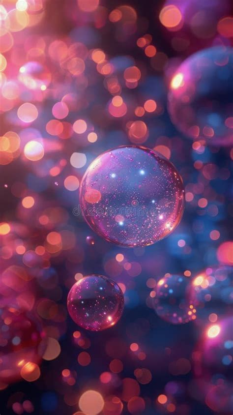 Floating Bubbles In The Air Stock Image Image Of Globe Glistening