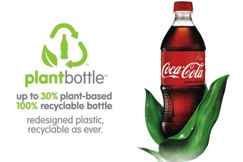 Brilliant Coca Cola Unveils Re Cyclable PlantBottle