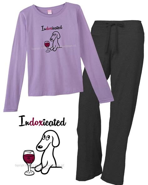 Indoxicated Dachshund Pajamas Lounge Set Etsy