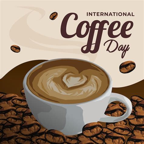 Premium Vector International Coffee Day