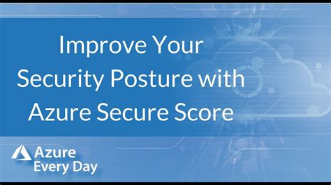 Improve Your Security Posture With Azure Secure Score Youtube