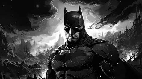 Batman Comics Black and white Wallpaper 4K HD free download Background UltraHD for PC laptop and ...