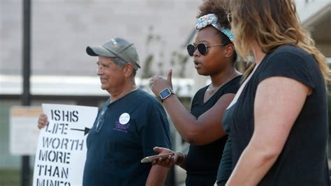 Black Lives Matter Protesters Brave Summer Heat To Stand Against Police