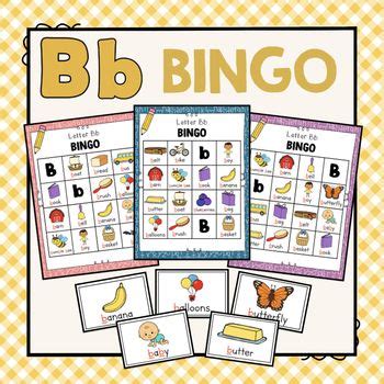 Letter B Bingo Game With Images Letter Learning Games Letter Games