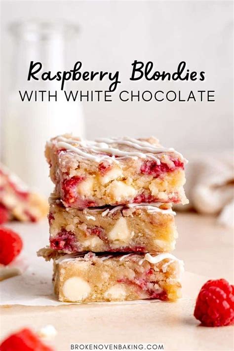 Raspberry White Chocolate Blondie Recipe