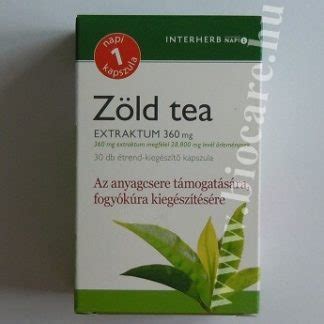 Zöld tea kapszula Interherb Biocare Zöld tea kapszula Interherb