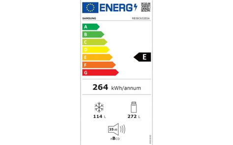 SAMSUNG RB38C632ESA Fiche Technique Prix Et Avis