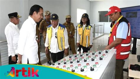 Presiden Joko Widodo Resmikan Spam Regional Sumut