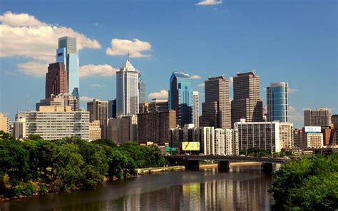 Download Daytime Philadelphia Skyline Wallpaper