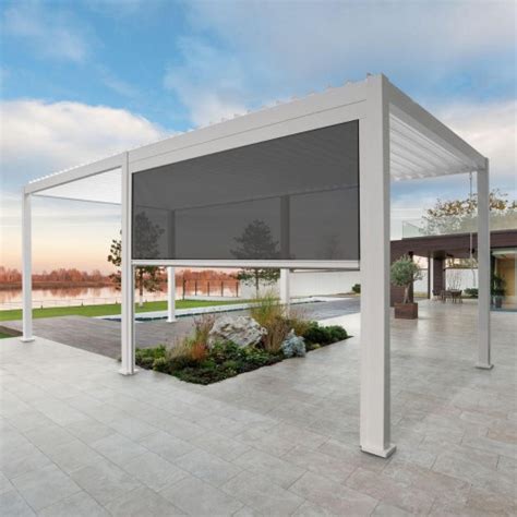 Chalet Jardin Store latéral pour Pergola Bioclimatique Ombréa