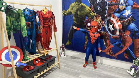 Mer Sel M Spiderman Iron Man Hulk Kaptan Amer Ka Flash