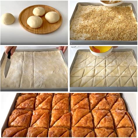 Sadece 4 Bezeyle 1 Tepsi Baklava Kat Kat Çıtır Çıtır El Açması Cevizli