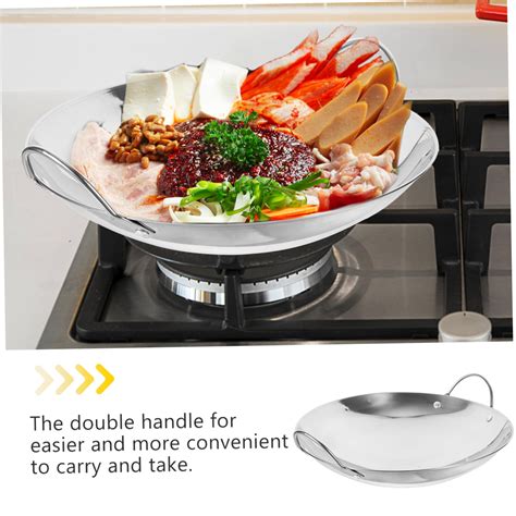 Cabilock Pcs Stainless Steel Griddle Stainless Steel Stock Pot