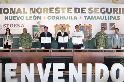 Firma Am Rico Convenio De Seguridad Con Gobernadores De Coahuila Y