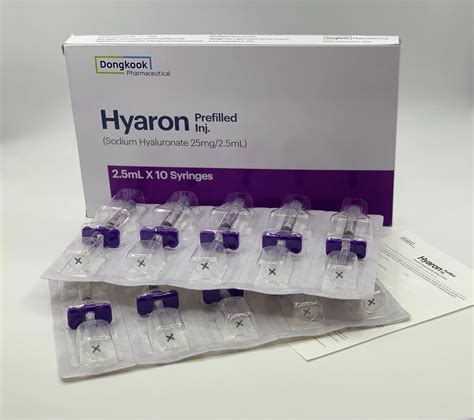 Mesotherapy Solution Injection Korea Hyaron Sodium Hyaluronate