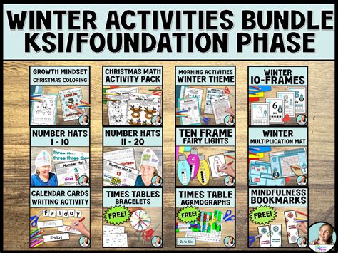 Winter Activities Bundle For Ks1 Foundation Phase Teaching Resources