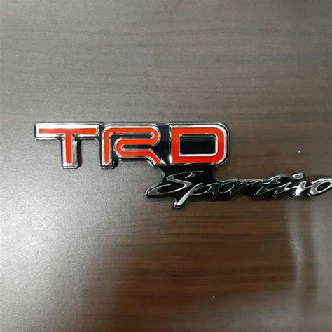 Jual Emblem Mobil Tulisan Trd Sportivo Besar Shopee Indonesia