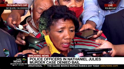 Nathaniel Julies Murder Julies Mother Reacts To Three Accused Police