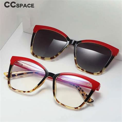 Fashion Anti Blue Light Glasses Frames For Women With Magnetic