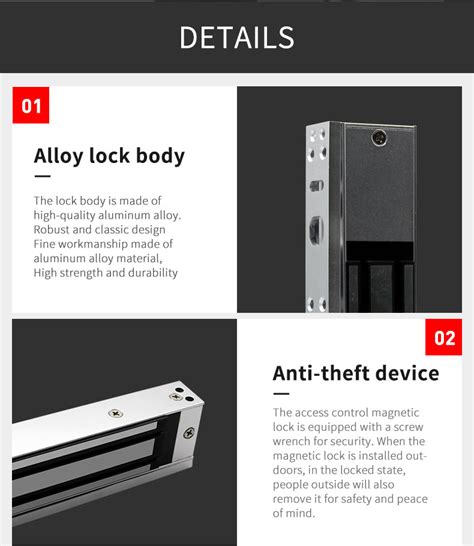 Single Door V Electric Surface Mounted Magnetic Lock Kg Lb