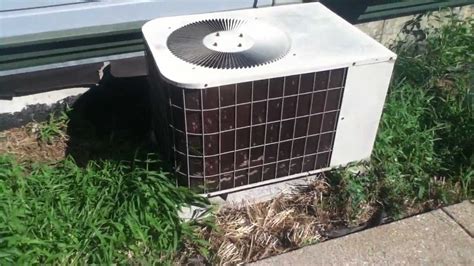 Old Janitrol Air Conditioner Running Youtube