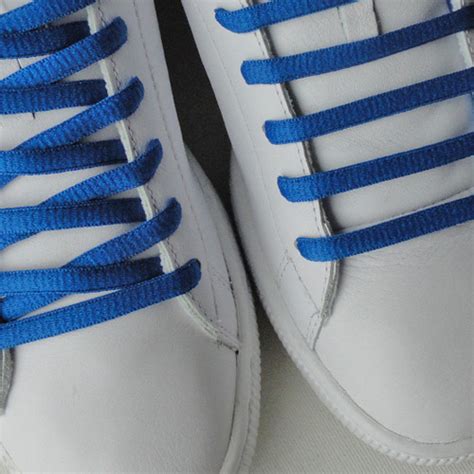 Blue Oval Sb Thin Shoe Laces Ov Blu £350 Bboy Laces High