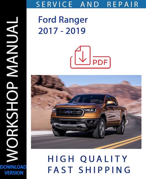 Ford Ranger 2017 2019 Workshop Manual Instant Download Cover Manuals