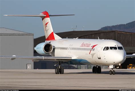 OE LVL Austrian Airlines Fokker F100 F28 Mark 0100 Photo By Karl