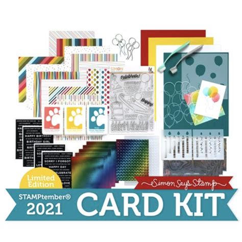 Simon Says Stamp Limited Edition STAMPtember 2021 Card Kit Caly Person