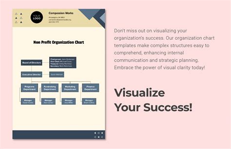 Non Profit Organization Chart Template In Word Download